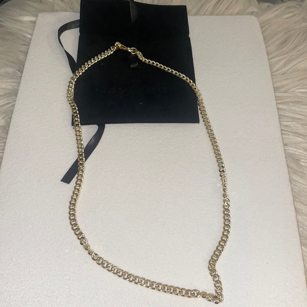 Men’s layered chain gold plated